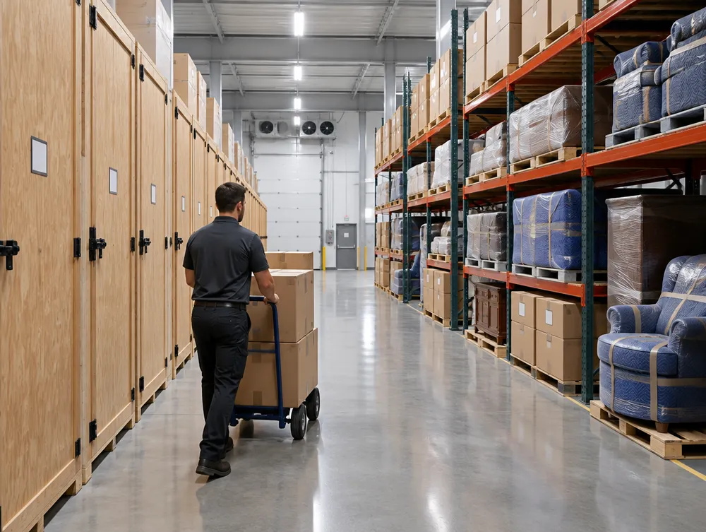 Clean, secure storage warehouse